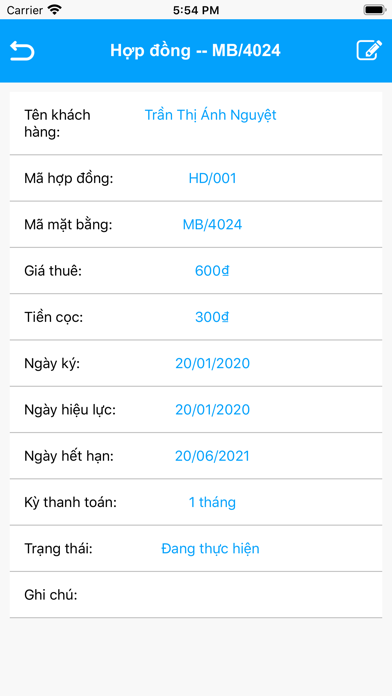 App screenshot