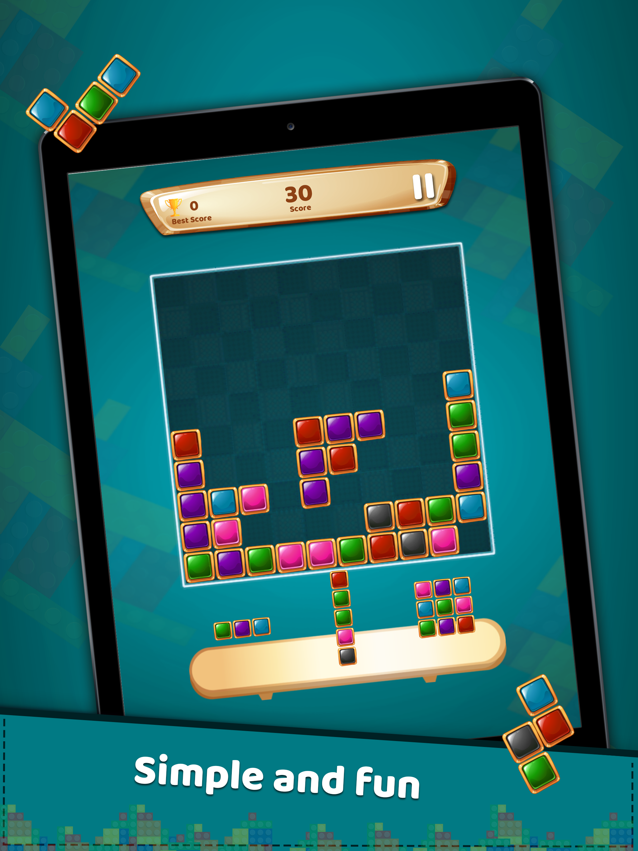 Brick Blocks -The board puzzle