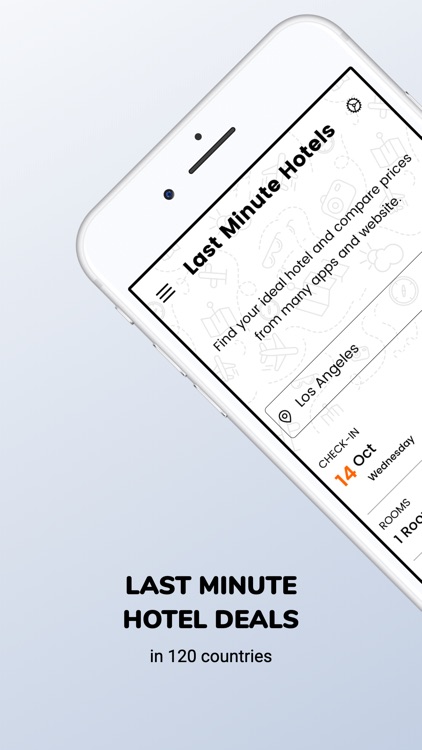 Last minute hotel booking app