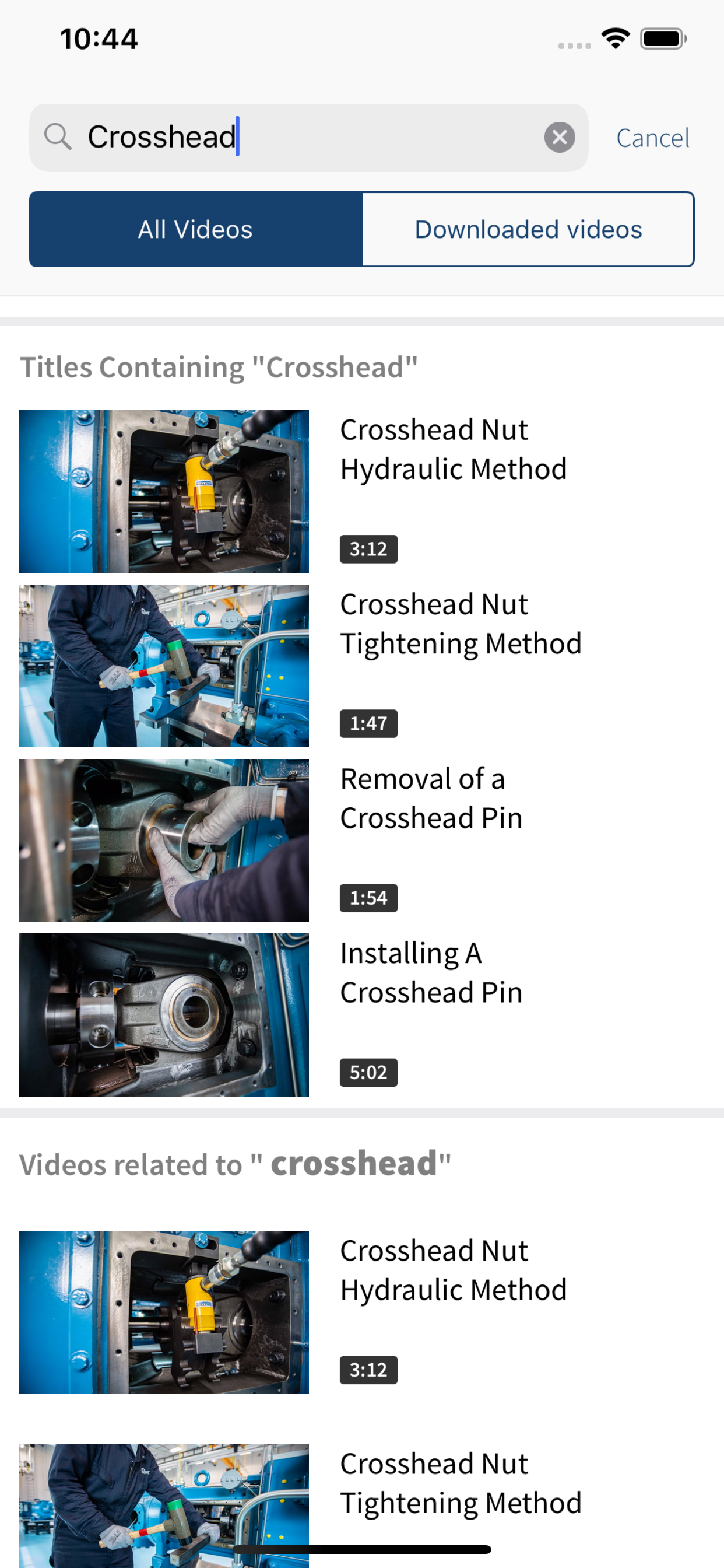 Ariel Training Videos