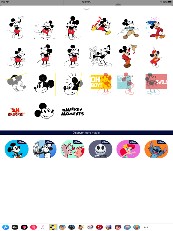 Screenshot #6 pour Disney Stickers: Mickey's 90th