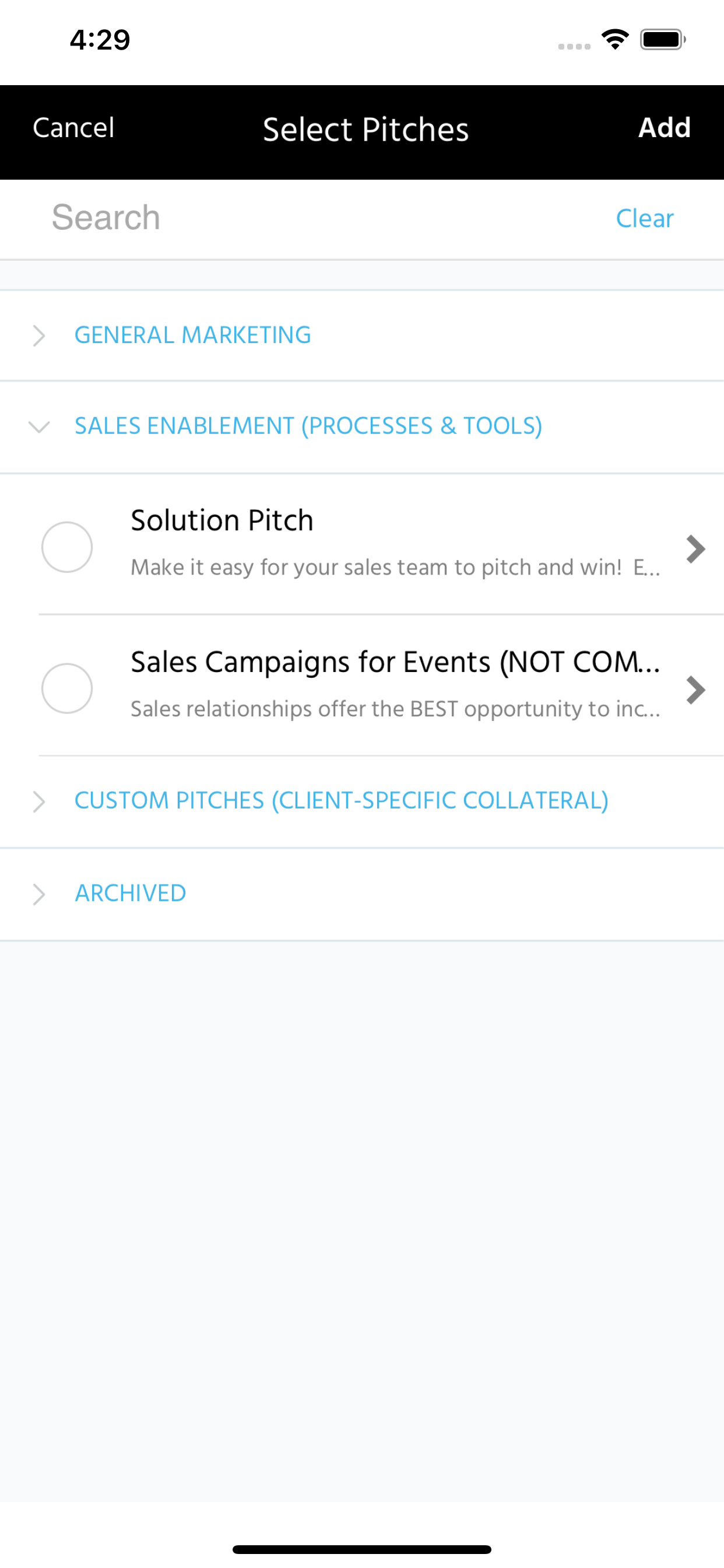Solution Pitches screenshot 5