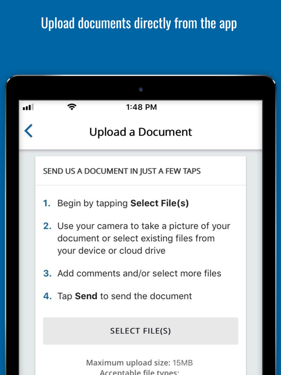 AIU Student Mobile iPad screenshot