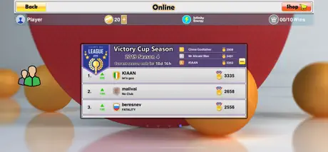 Virtual Table Tennis