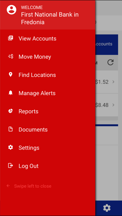 First National Bank Fredonia Screenshot