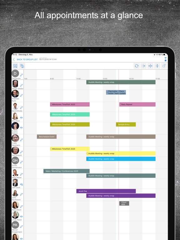 Screenshot #4 pour TimeFleX V2 Group Calendar