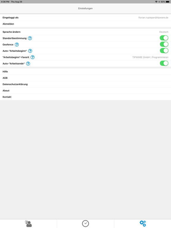 W4 - Tracker iPad screenshot 3 - Productivity app