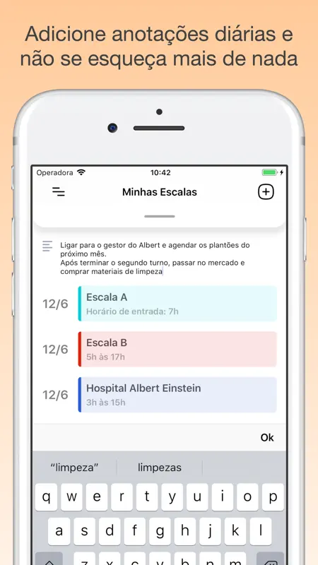 Plantão Escala - Agenda Fácil screenshot 5 of 5
