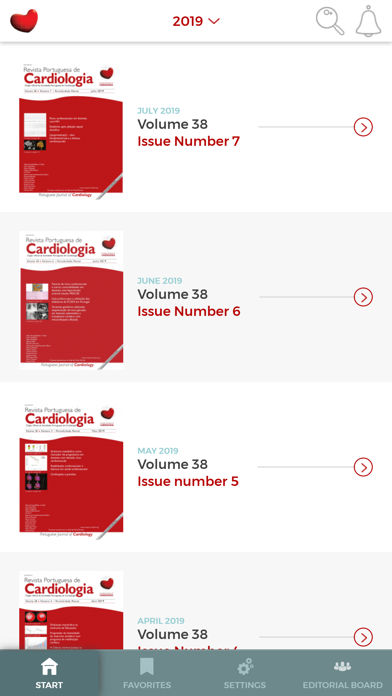 Revista Portuguesa Cardiologia Screenshot