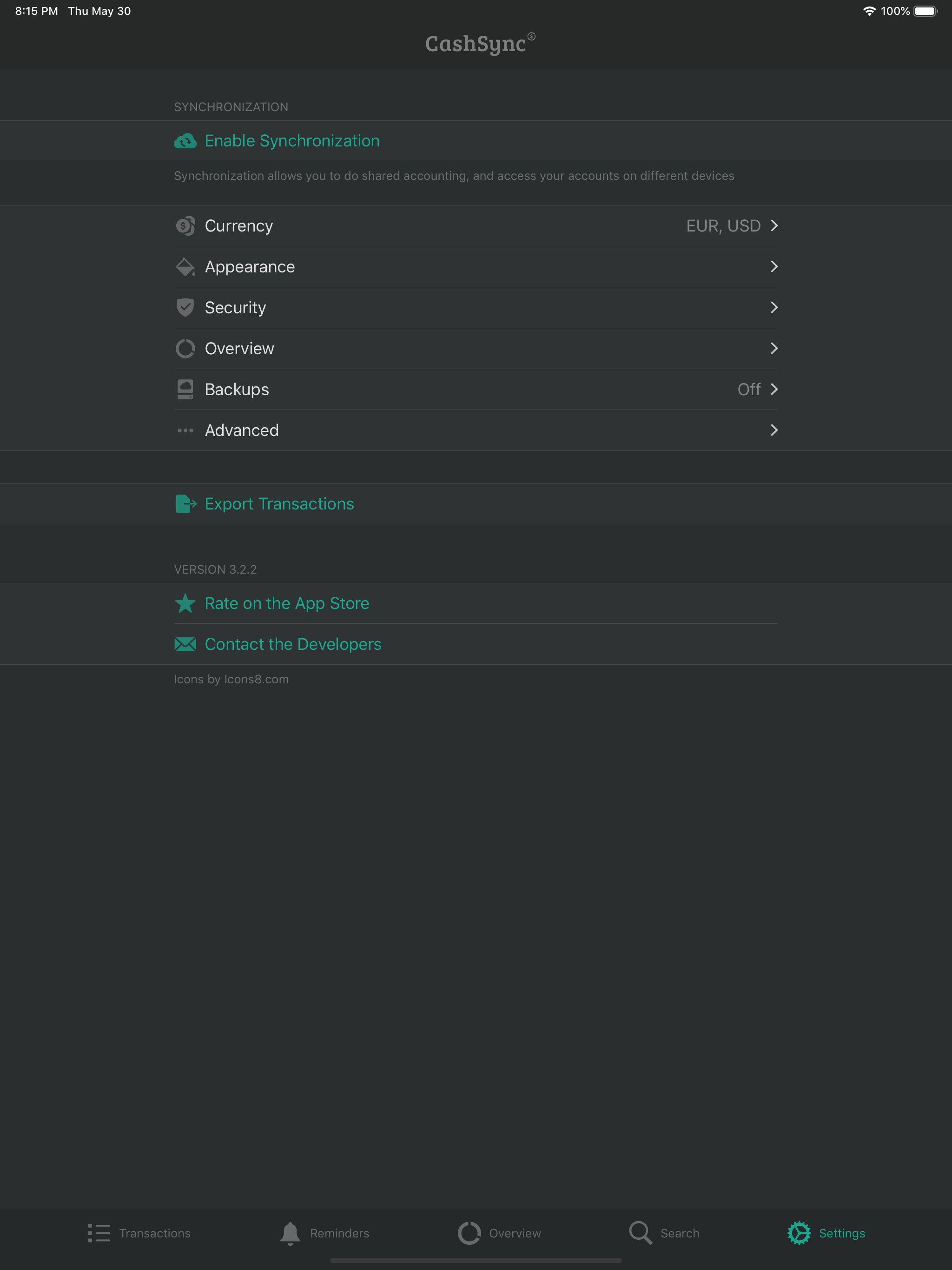 CashSync: Expense tracking