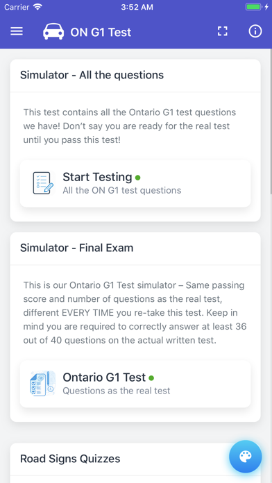 G1 Driving Test - Ontario screenshot 3