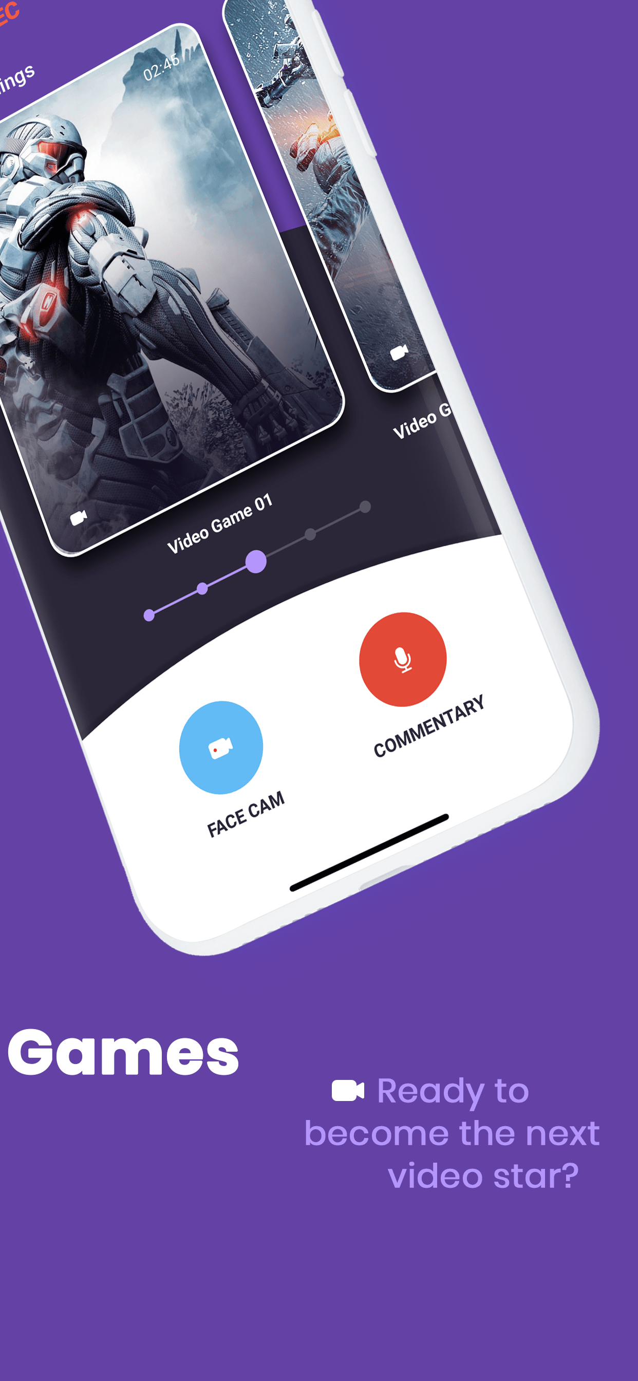 Game Rec Games Screen Recorder