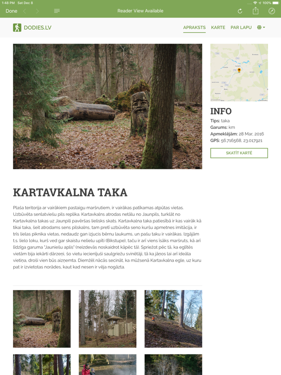 Dodies.lv iPad screenshot 4 - Travel app