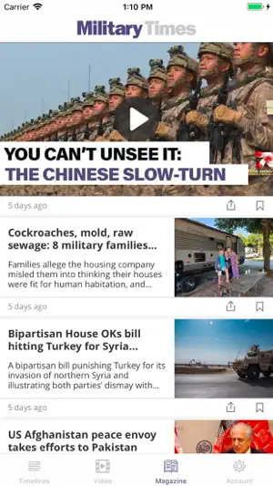Military Times screenshot 1