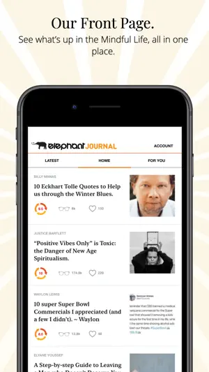 Elephant Journal screenshot 1