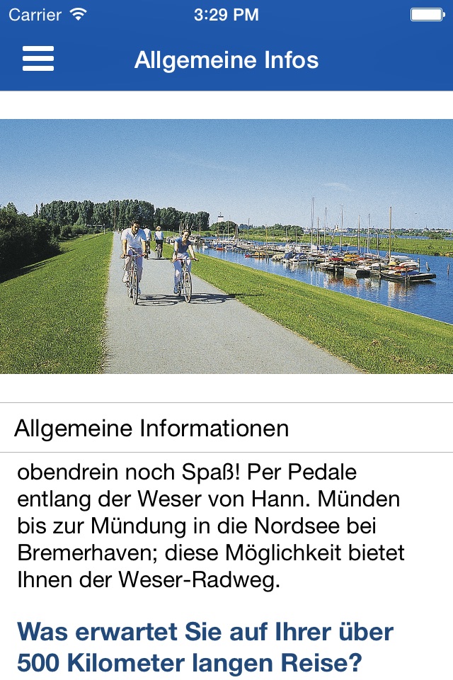 Offizielle Weser-Radweg-App screenshot 2