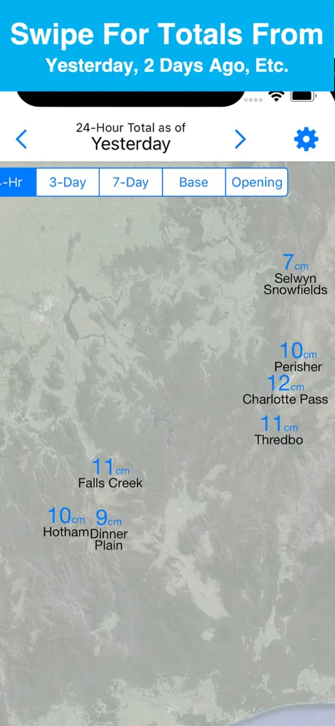 Australia Snow Map & Webcams - Weather App | MWM