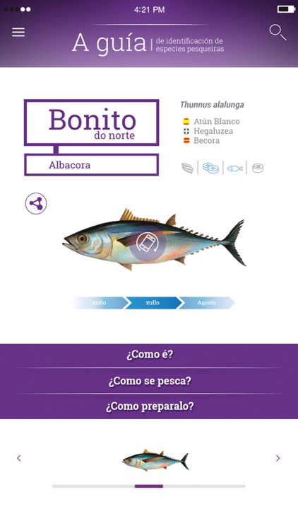 Guía de especies pesqueiras