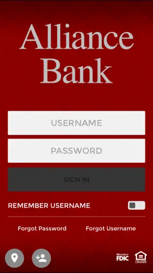 Alliance Bank Mobile Banking screenshot 1