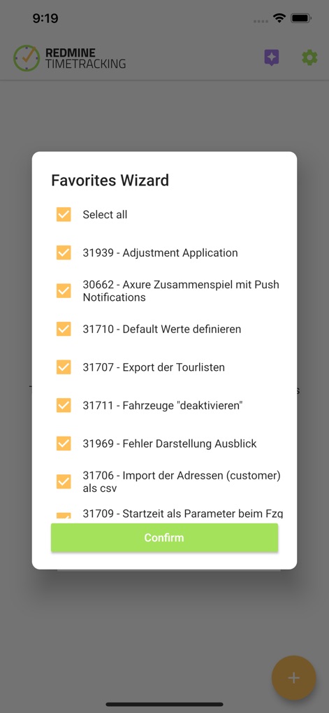 REDMINE TIMETRACKING - Productivity App | MWM