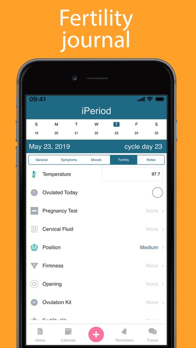 iPeriod Free (Period / Menstrual Calendar) Screenshot 6