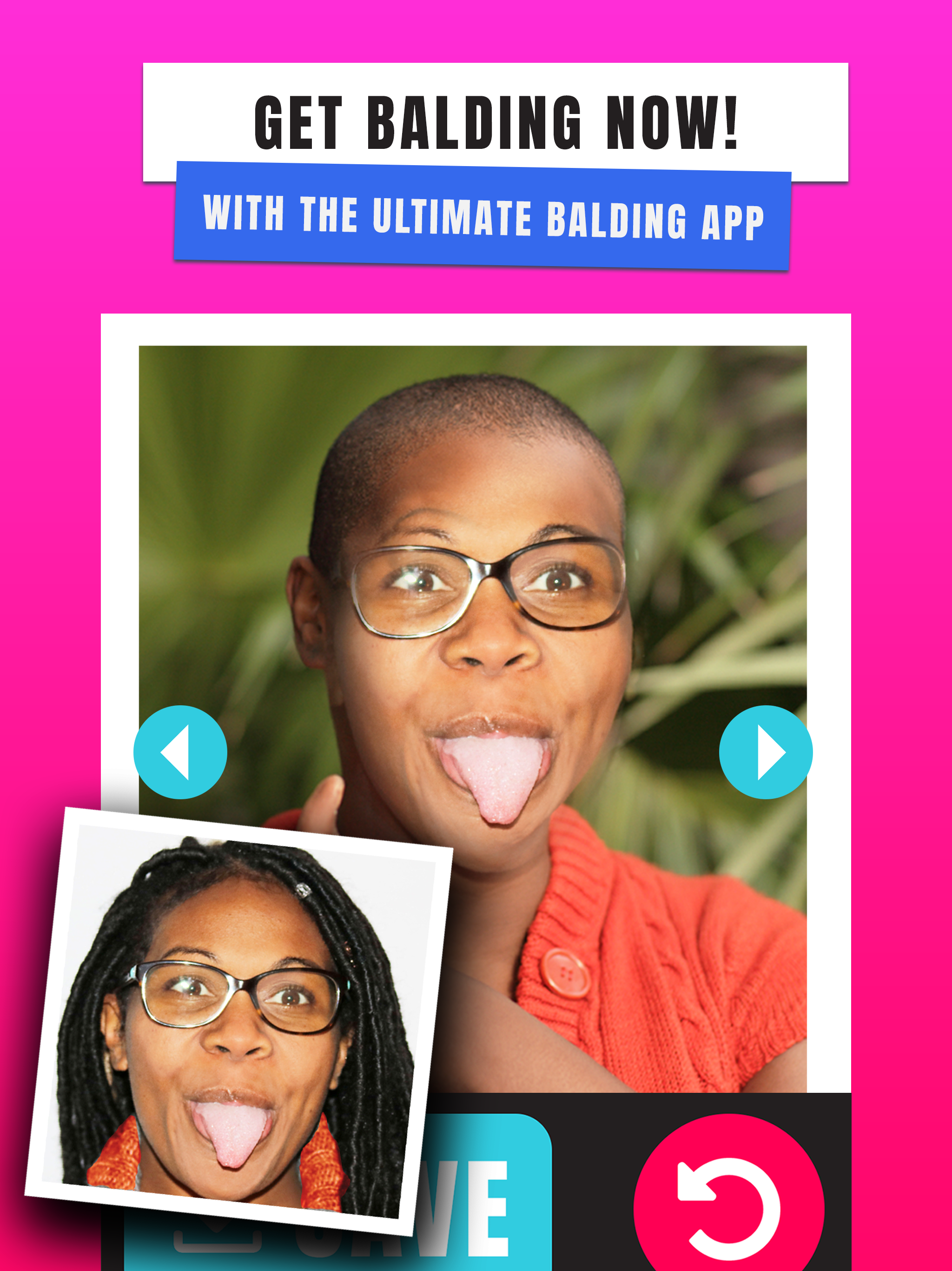Bald Me Booth: Hair Remove App