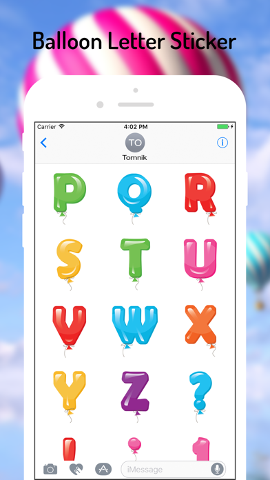 How to cancel & delete Balloon Letters Sticker from iphone & ipad 2