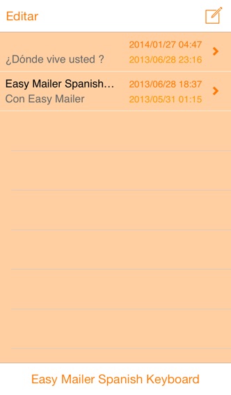 Easy Mailer Spanish Keyboardのおすすめ画像3