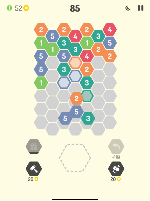 Nines Puzzle iPad screenshot