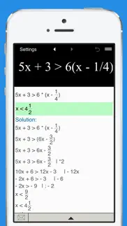inequality calculator iphone screenshot 3