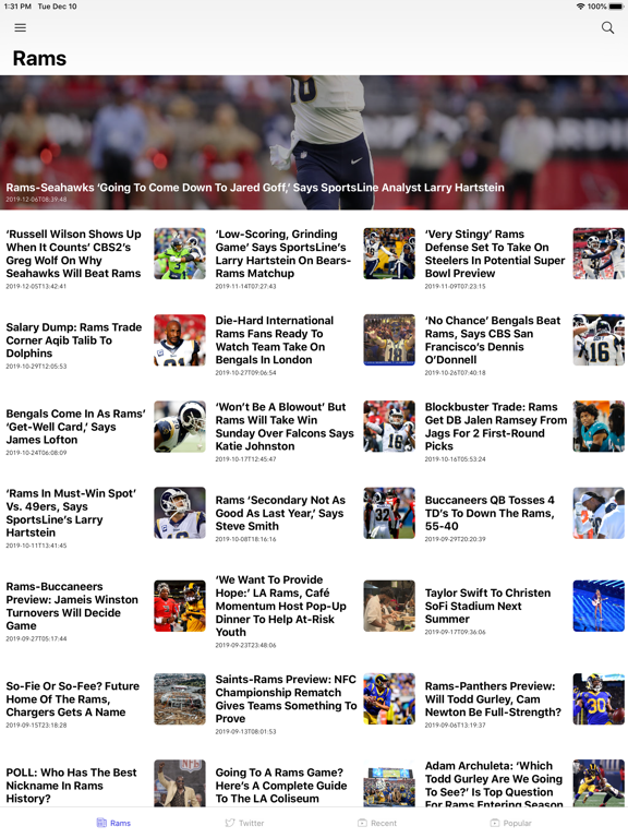 Los Angeles Local News Sports iPad screenshot 5 - News app