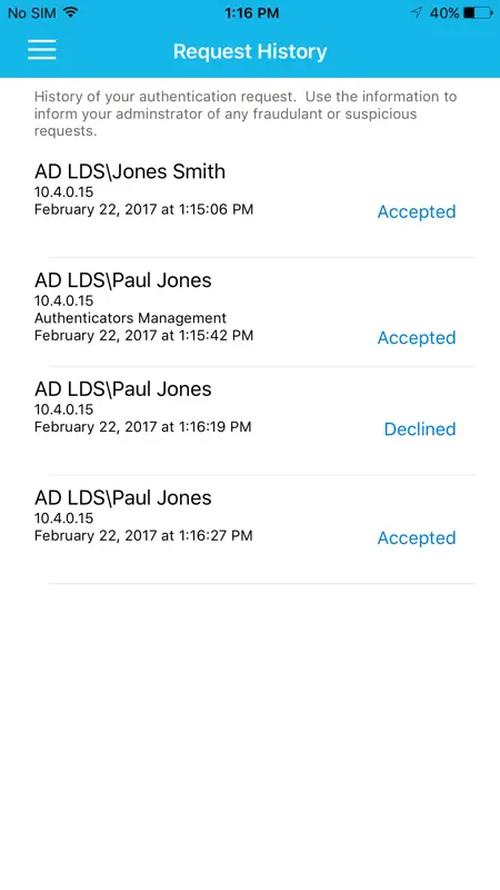OT Advanced Authentication screenshot 3 of 5