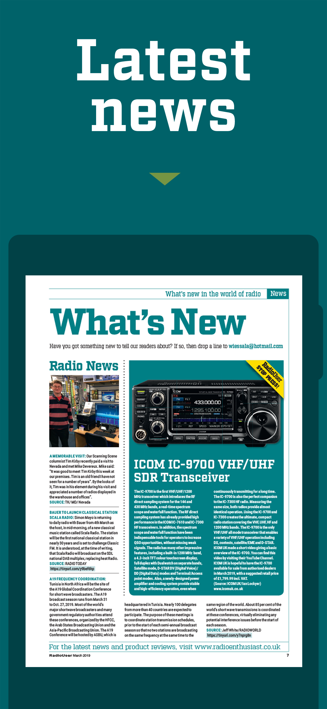 RadioUser Magazine screenshot 3