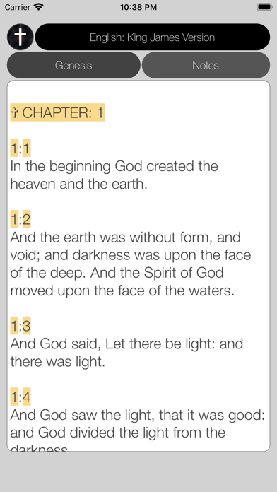 Screenshot 1 of Mini Pocket Bible App