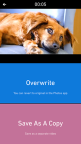 Chromic: Video Filters, Editor screenshot