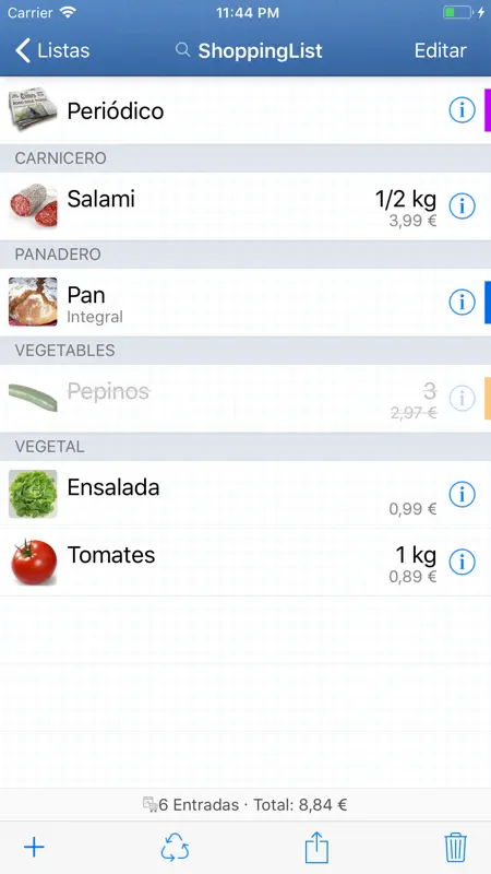 ShoppingList (Lista compra) screenshot 1 of 4