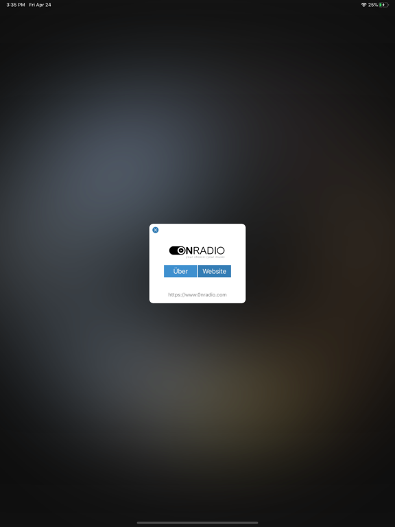 ON Radio iPad screenshot 4 - Music app