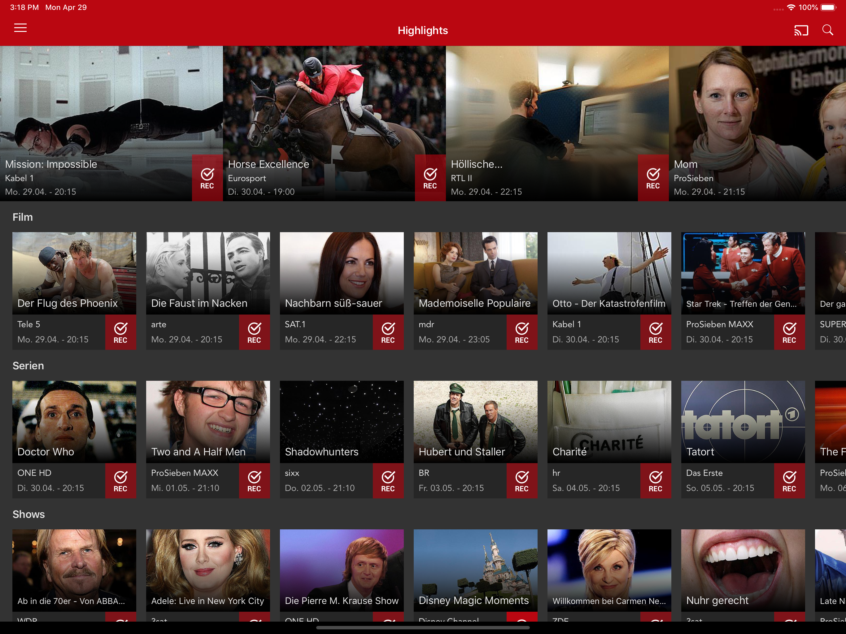 Save.TV – Videorekorder
