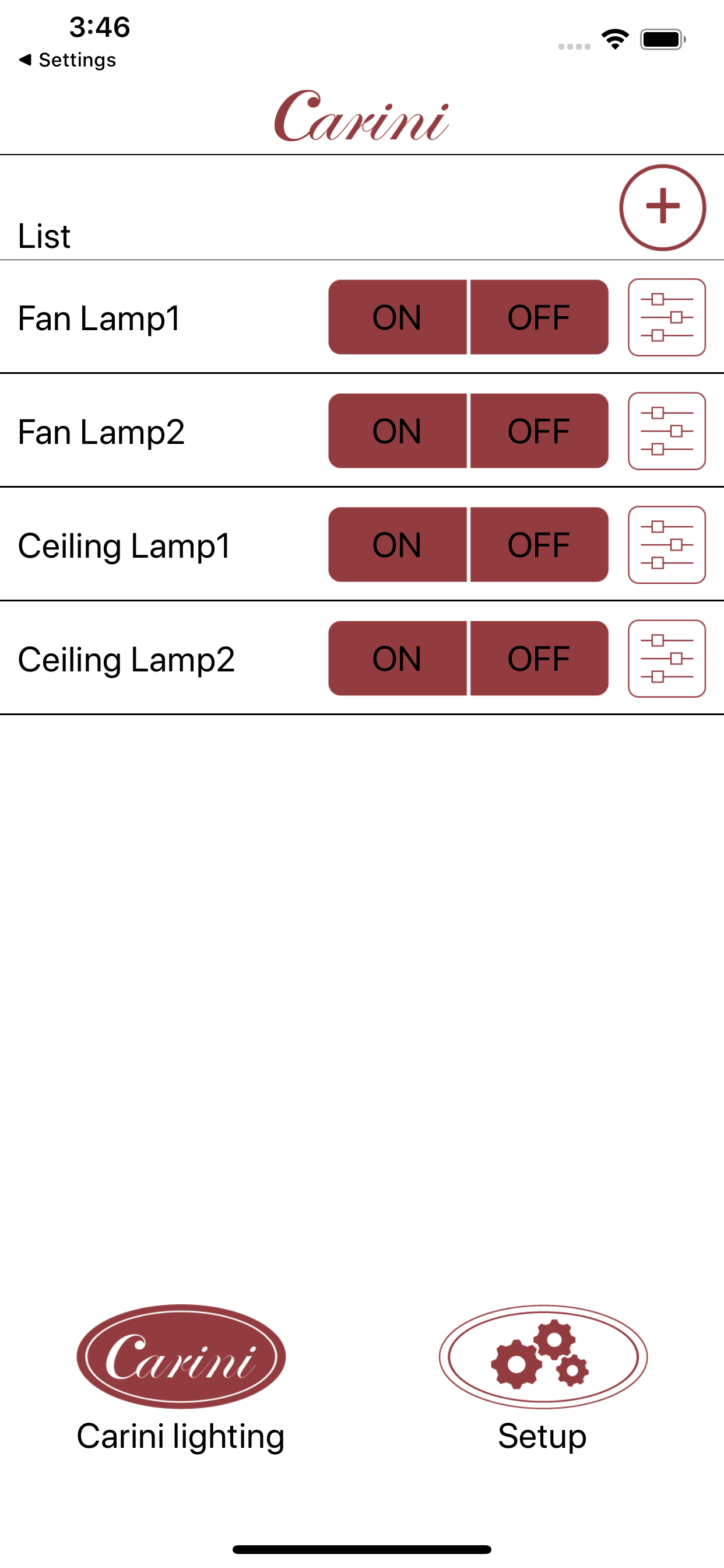 Carini lighting