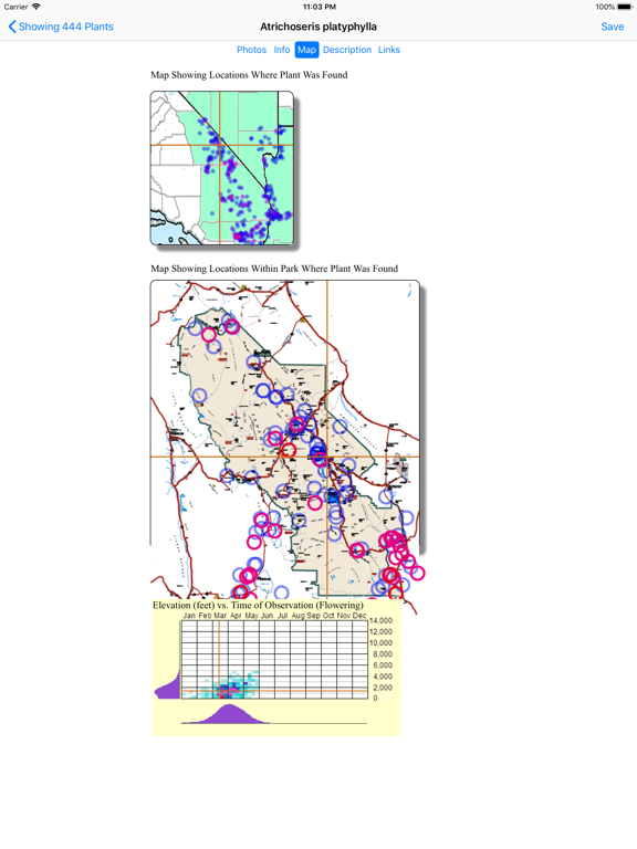 Death Valley Wildflower Search iPad screenshot 6 - Education app