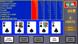 video poker strategy iphone screenshot 1