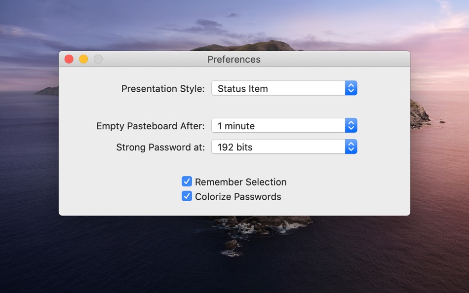 #8. StrongPassword (macOS) Podle: Christian Huxtable