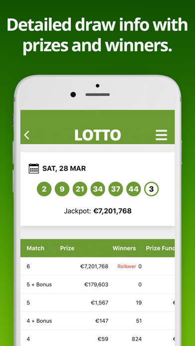 Screenshot #2 pour Irish Lotto Results