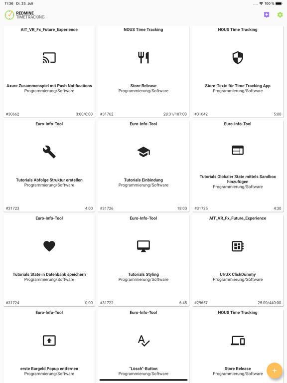 Screenshot #4 pour REDMINE TIMETRACKING
