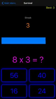 neon times tables iphone screenshot 3