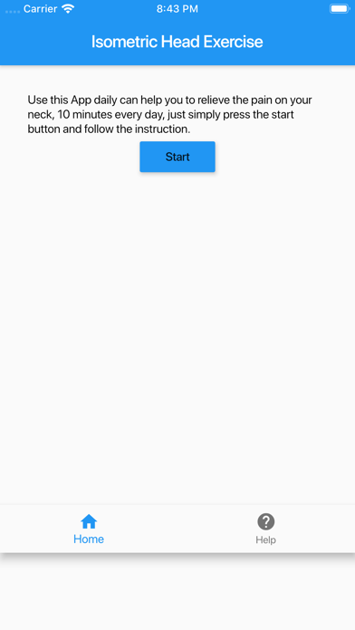 Screenshot #1 pour Isometrics Head Exercise