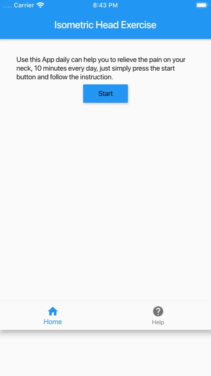 Isometrics Head Exercise
