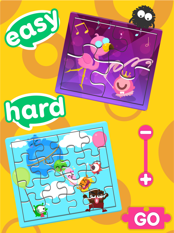 CandyBots Puzzle Matching Kids iPad screenshot