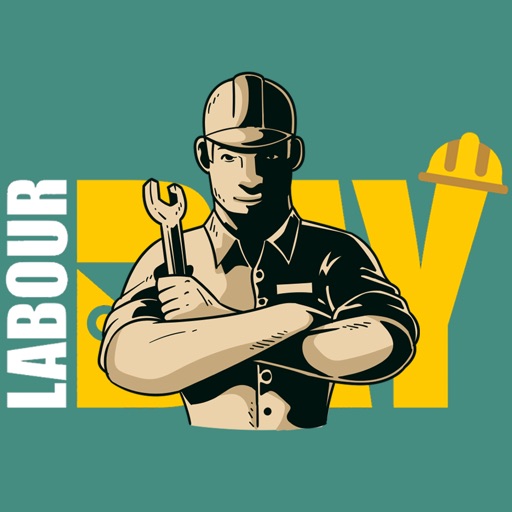 Labour Day Holiday Stickers icon