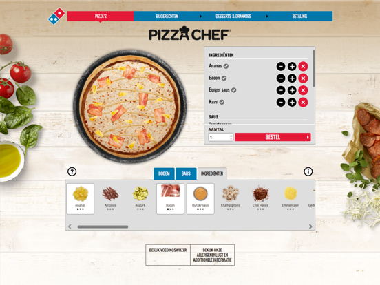 Domino’s Nederland voor iPad iPad app afbeelding 3